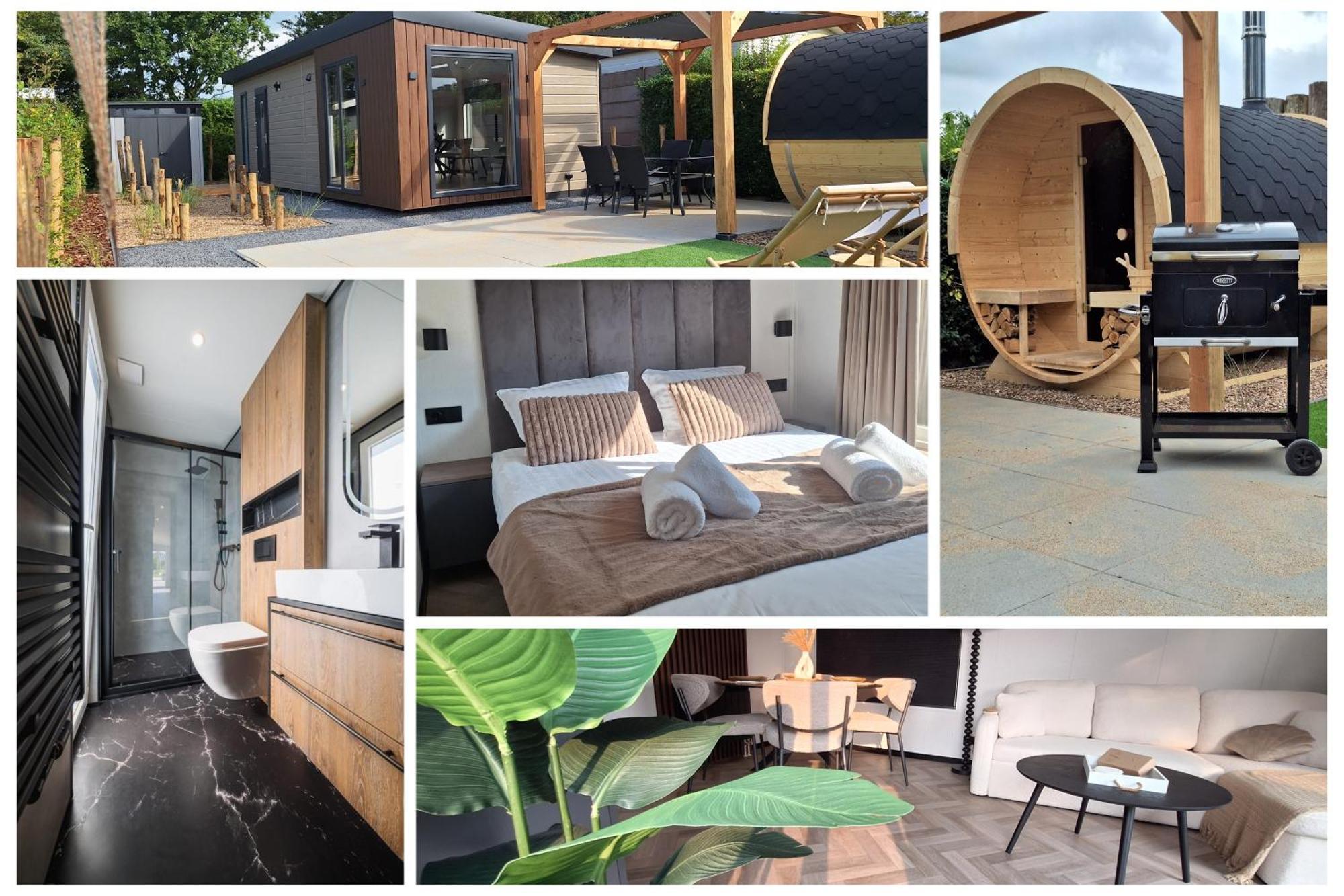 'Relax Lodge Sea' - Wellness Lodge In Zeeland - Private Sauna - Airco - Garden - Outdoor Swimming Pool - Free Wifi, Towels & Bed Linen Heinkenszand Bagian luar foto