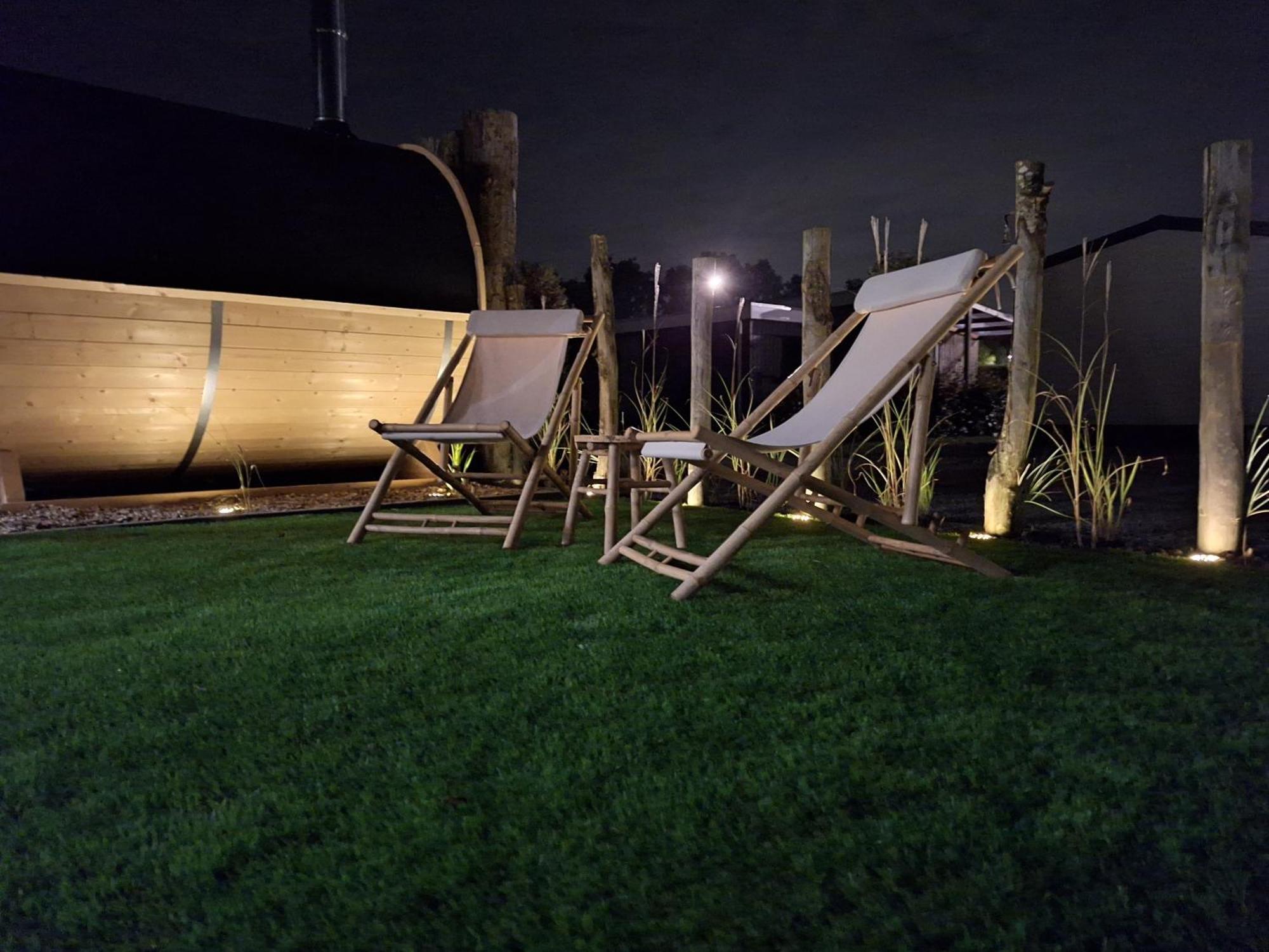 'Relax Lodge Sea' - Wellness Lodge In Zeeland - Private Sauna - Airco - Garden - Outdoor Swimming Pool - Free Wifi, Towels & Bed Linen Heinkenszand Bagian luar foto
