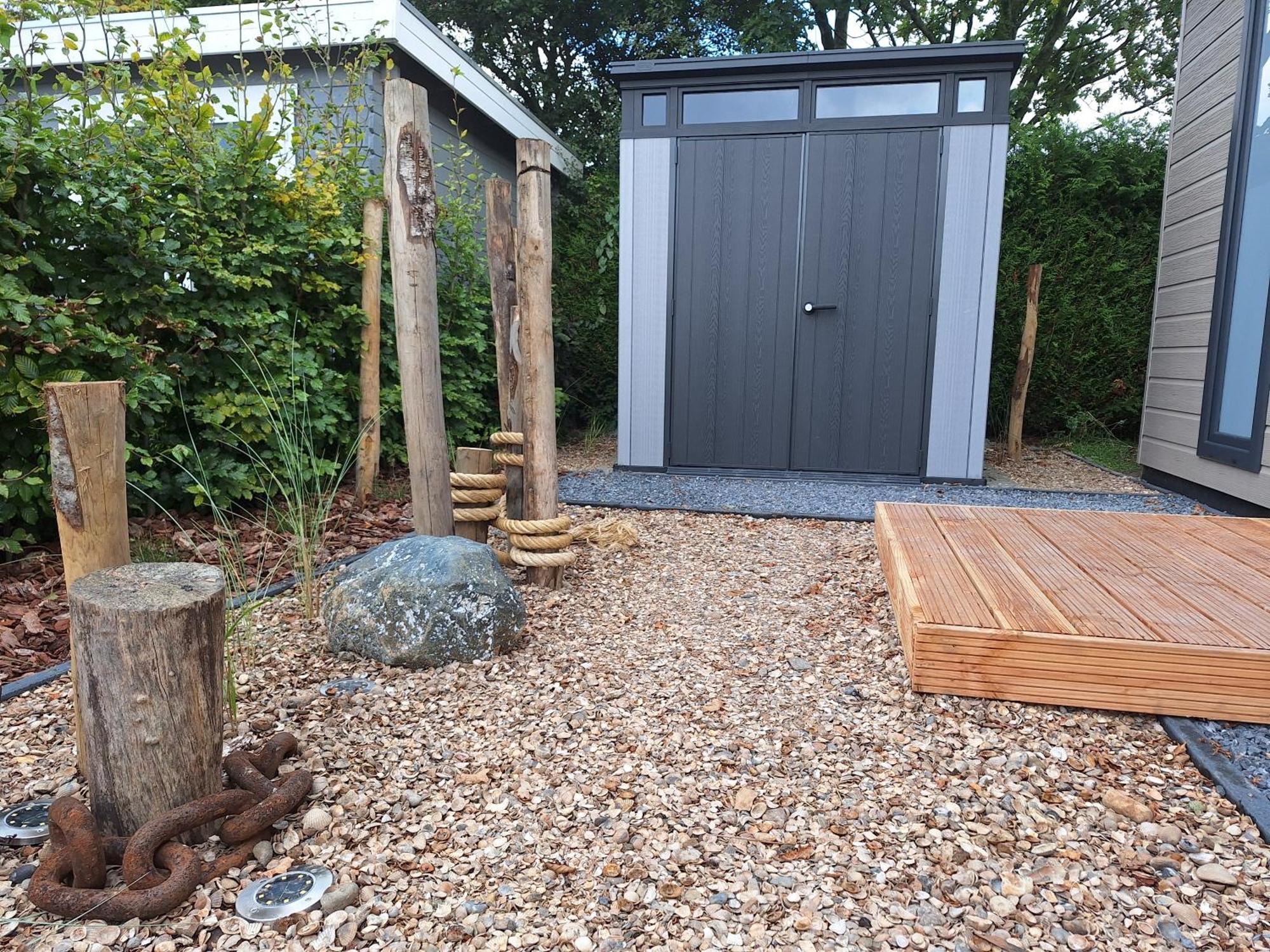 'Relax Lodge Sea' - Wellness Lodge In Zeeland - Private Sauna - Airco - Garden - Outdoor Swimming Pool - Free Wifi, Towels & Bed Linen Heinkenszand Bagian luar foto
